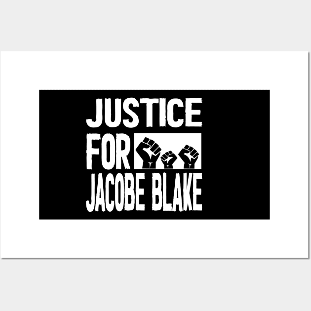 Justice For Jacob Blake BLM 2020 Wall Art by Netcam